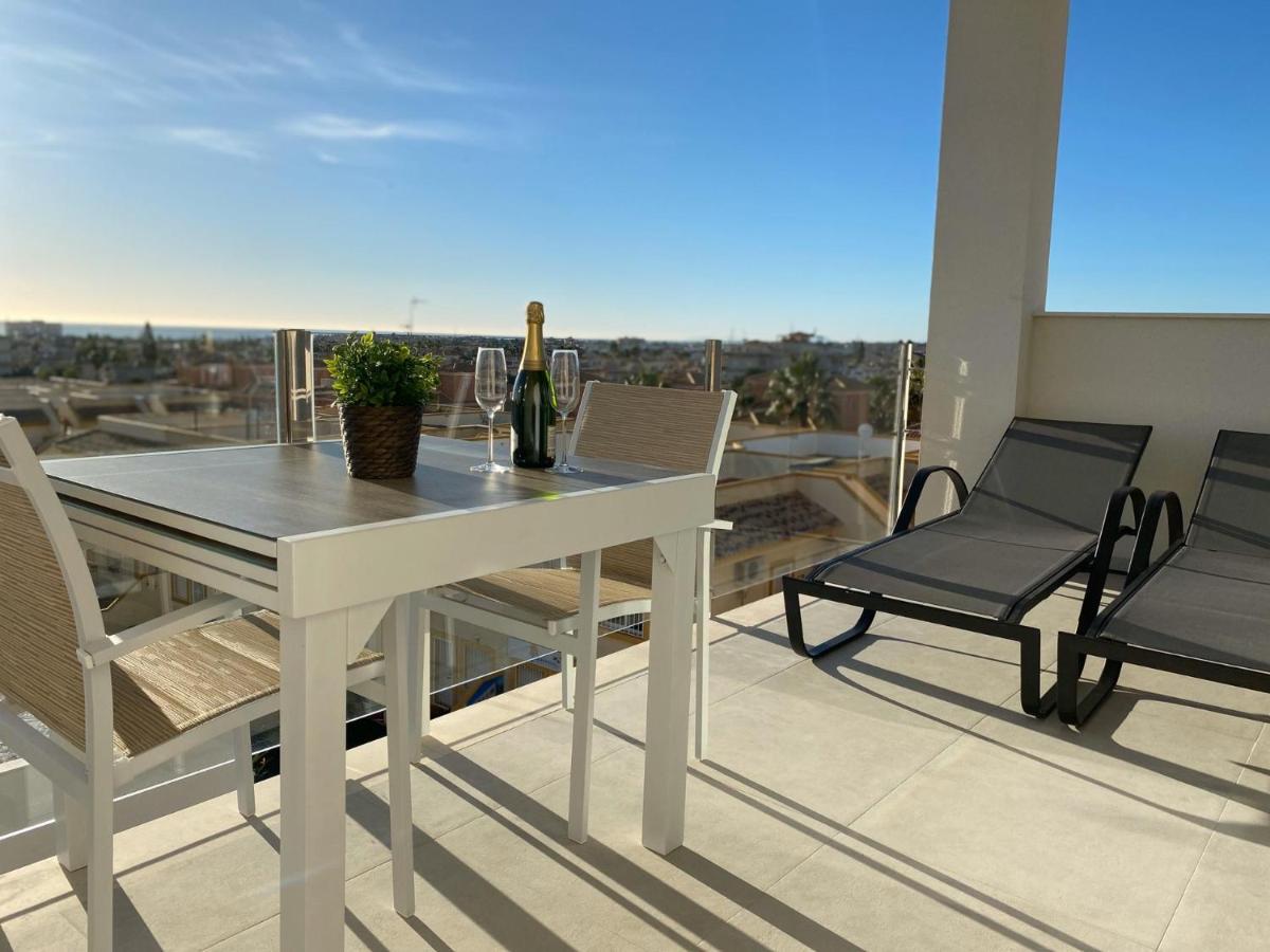 Playa Flamenca - Turquesa Del Mar - Great Sea View! Apartment Bagian luar foto